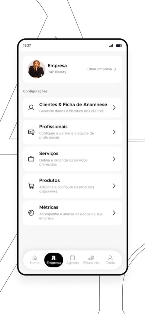 Tela 2 do aplicativo Agenda Power