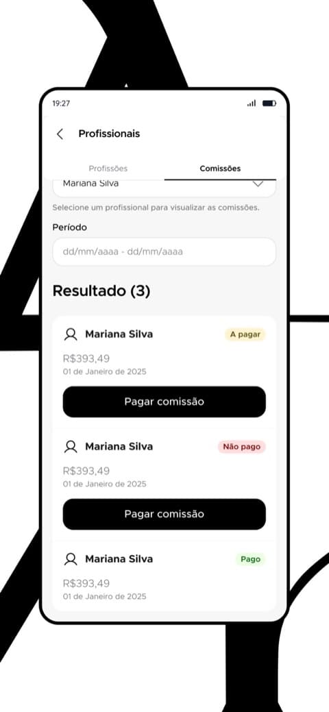 Tela 3 do aplicativo Agenda Power